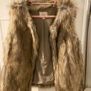 Loft furry vest